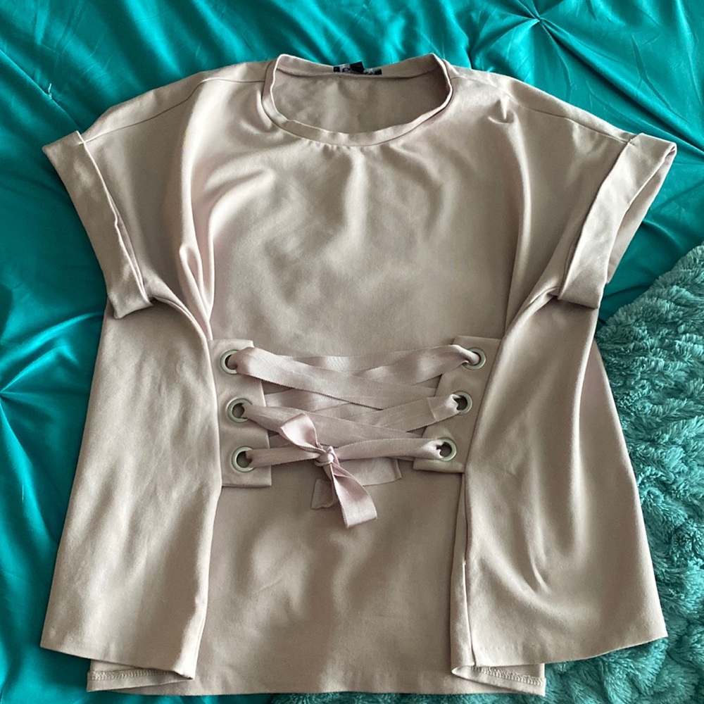 Corset tie shirt